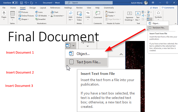 How To Merge Multiple Word Documents 2023