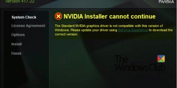install nvidia drivers windows 10