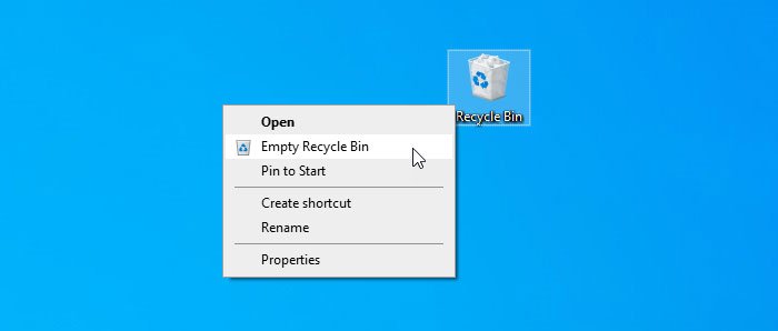 Windows 11 Recycle Bin Empty